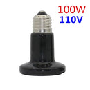 Lâmpada de Cerâmica para aquecimento de Répteis . Não emite radiação UV . 25W 50 W 75 W e 100 W