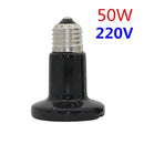Lâmpada de Cerâmica para aquecimento de Répteis . Não emite radiação UV . 25W 50 W 75 W e 100 W