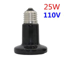 Lâmpada de Cerâmica para aquecimento de Répteis . Não emite radiação UV . 25W 50 W 75 W e 100 W