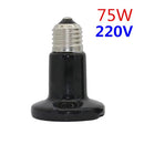 Lâmpada de Cerâmica para aquecimento de Répteis . Não emite radiação UV . 25W 50 W 75 W e 100 W