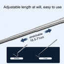 Gancho de cobra retrátil, ferramenta profissional para captura de cobras, gancho prático de aço inoxidável para répteisk Extended Length snake tongs