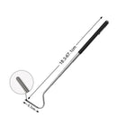 Gancho de cobra retrátil, ferramenta profissional para captura de cobras, gancho prático de aço inoxidável para répteisk Extended Length snake tongs