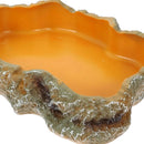 Tigela de água e alimento  para répteis, prato de terrário, alimentador de répteis, tigela de alimentação para anfíbios, sapo, camaleão, tartaruga, dragão barbado, tartaruga