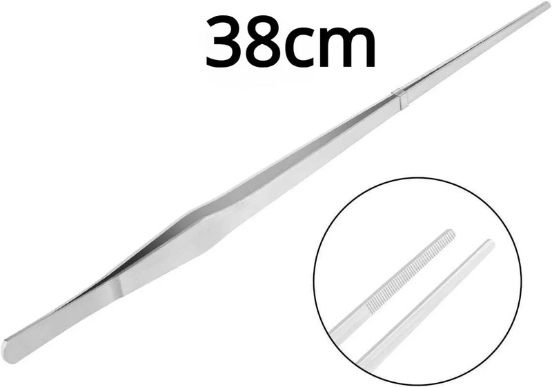 Pinça para alimentação de Répteis 38 cm Reta - Aço Inoxidável